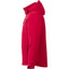 Colton Waterproof Jacket with Fleece Lining for Men Laser Engraving - Team Red - Left Side