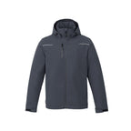 Colton Waterproof Jacket with Fleece Lining for Men Transfer - Grey Storm - Front Flat