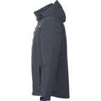 Colton Waterproof Jacket with Fleece Lining for Men Transfer - Grey Storm - Left Side