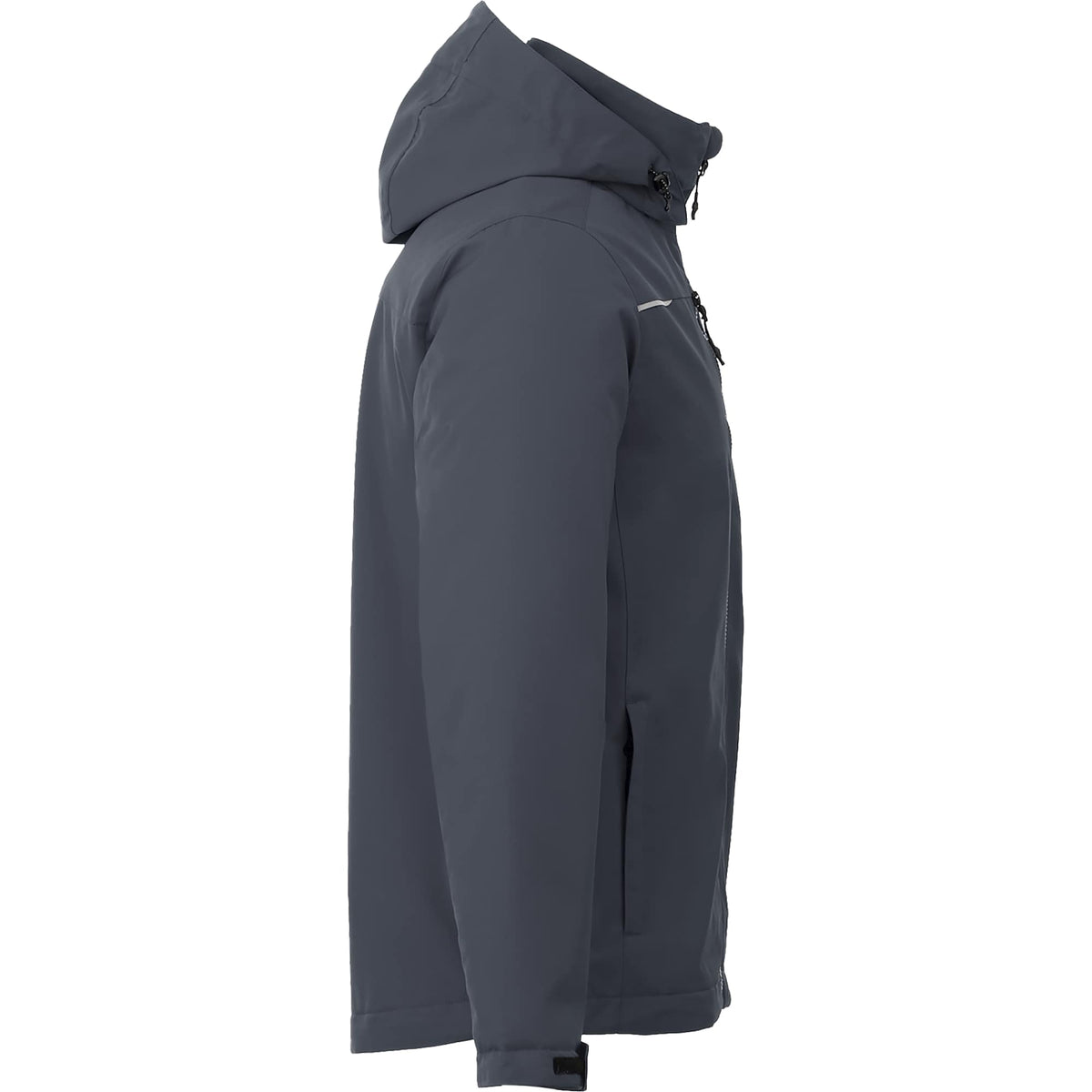 Colton Waterproof Jacket with Fleece Lining for Men Transfer - Grey Storm - Right Side