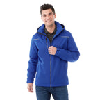 Colton Waterproof Jacket with Fleece Lining for Men Transfer - New Royal - Front Flat