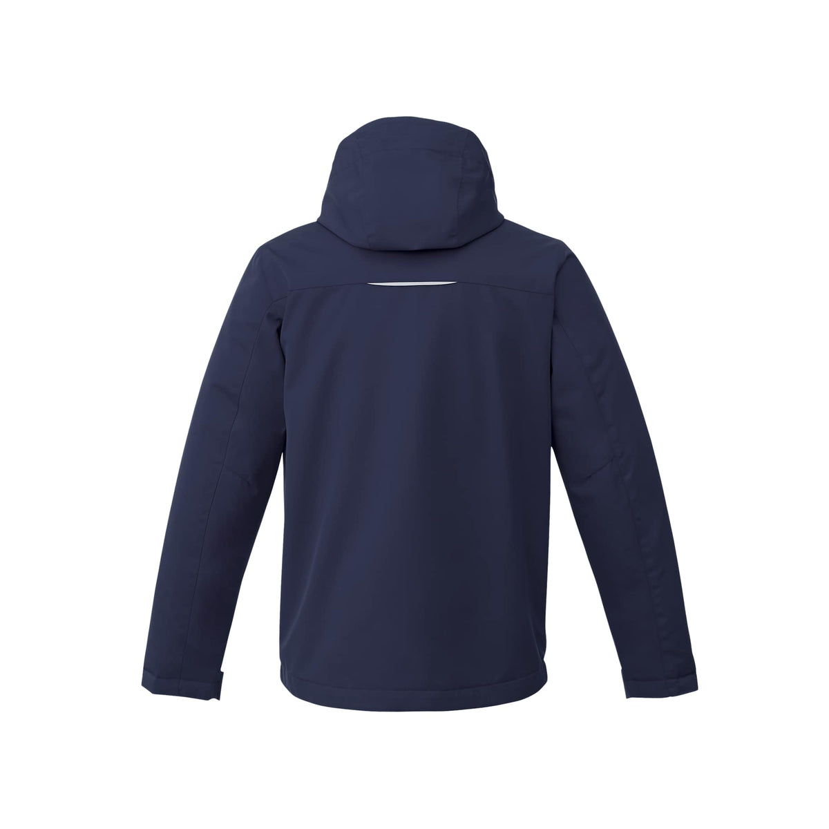 Colton Waterproof Jacket with Fleece Lining for Men Transfer - Vintage Navy - Back Flat