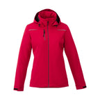 Colton Waterproof Jacket with Fleece Lining for Women Transfer - Team Red - Front Flat
