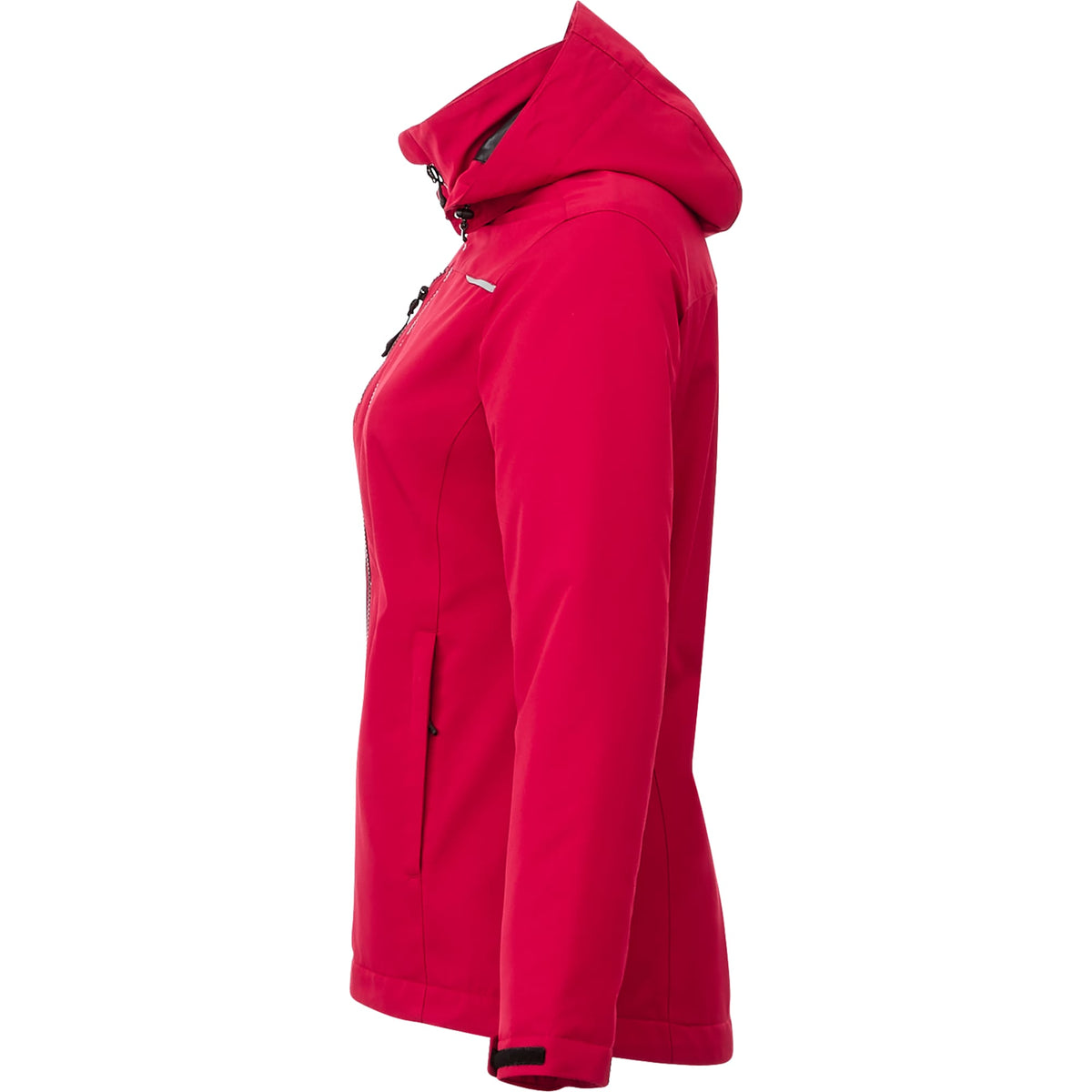 Colton Waterproof Jacket with Fleece Lining for Women Transfer - Team Red - Left Side