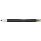 Combo Highlighter, Pen and Stylus in Recycled Plastic - Black - Clip