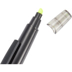 Combo Highlighter, Pen and Stylus in Recycled Plastic - Black - Detail 3
