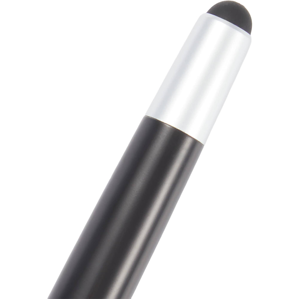 Combo Highlighter, Pen and Stylus in Recycled Plastic - Black - Detail 4