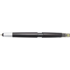 Combo Highlighter, Pen and Stylus in Recycled Plastic - Black - Top
