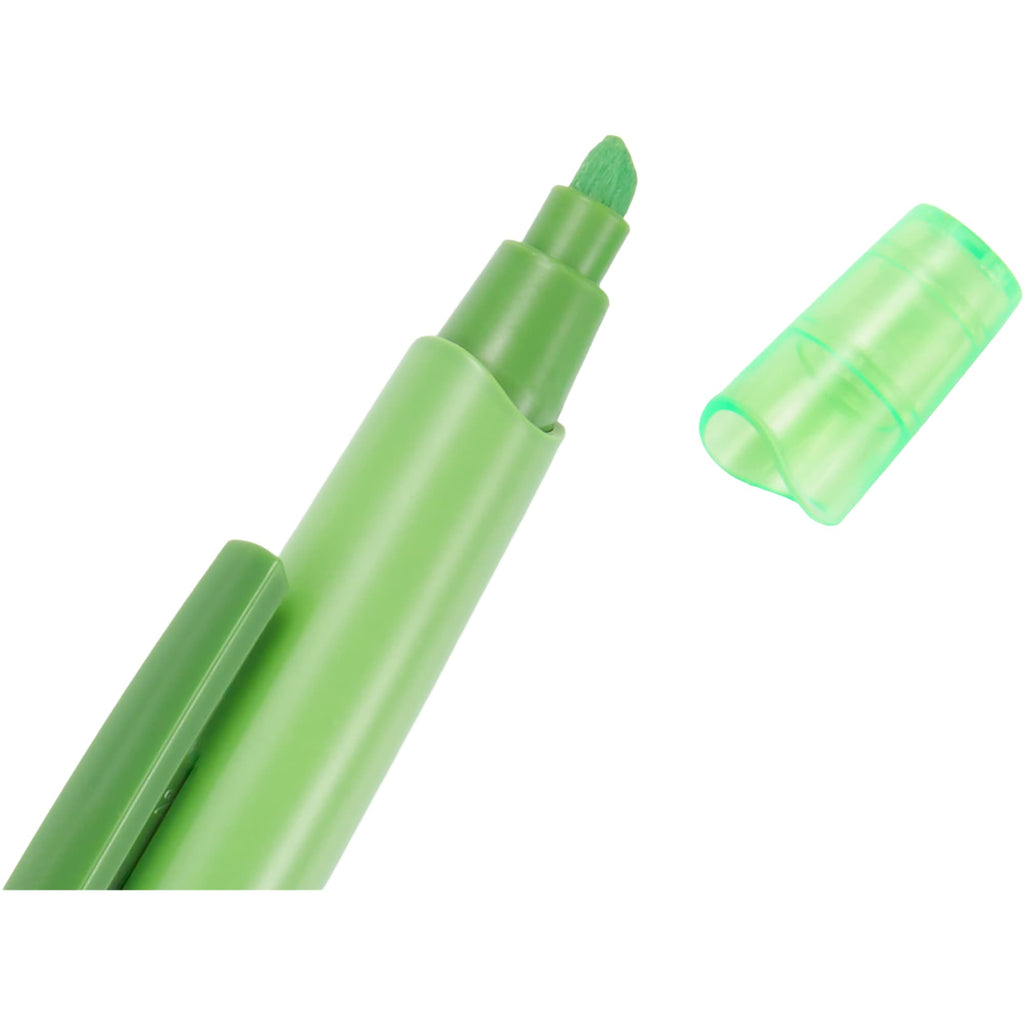 Combo Highlighter, Pen and Stylus in Recycled Plastic - Green - Detail 3