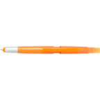 Combo Highlighter, Pen and Stylus in Recycled Plastic - Orange - Clip