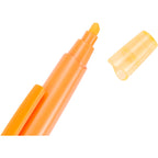 Combo Highlighter, Pen and Stylus in Recycled Plastic - Orange - Detail 3