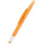 Combo Highlighter, Pen and Stylus in Recycled Plastic - Orange - Detail