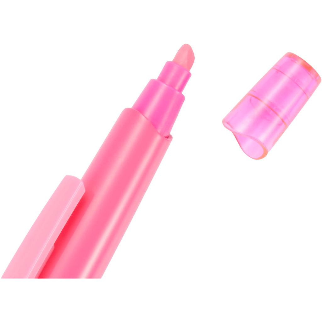 Combo Highlighter, Pen and Stylus in Recycled Plastic - Pink - Detail 3