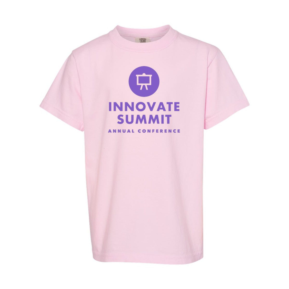 Comfort Colors Youth Garment-Dyed Heavyweight T-Shirt - Blossom - Front