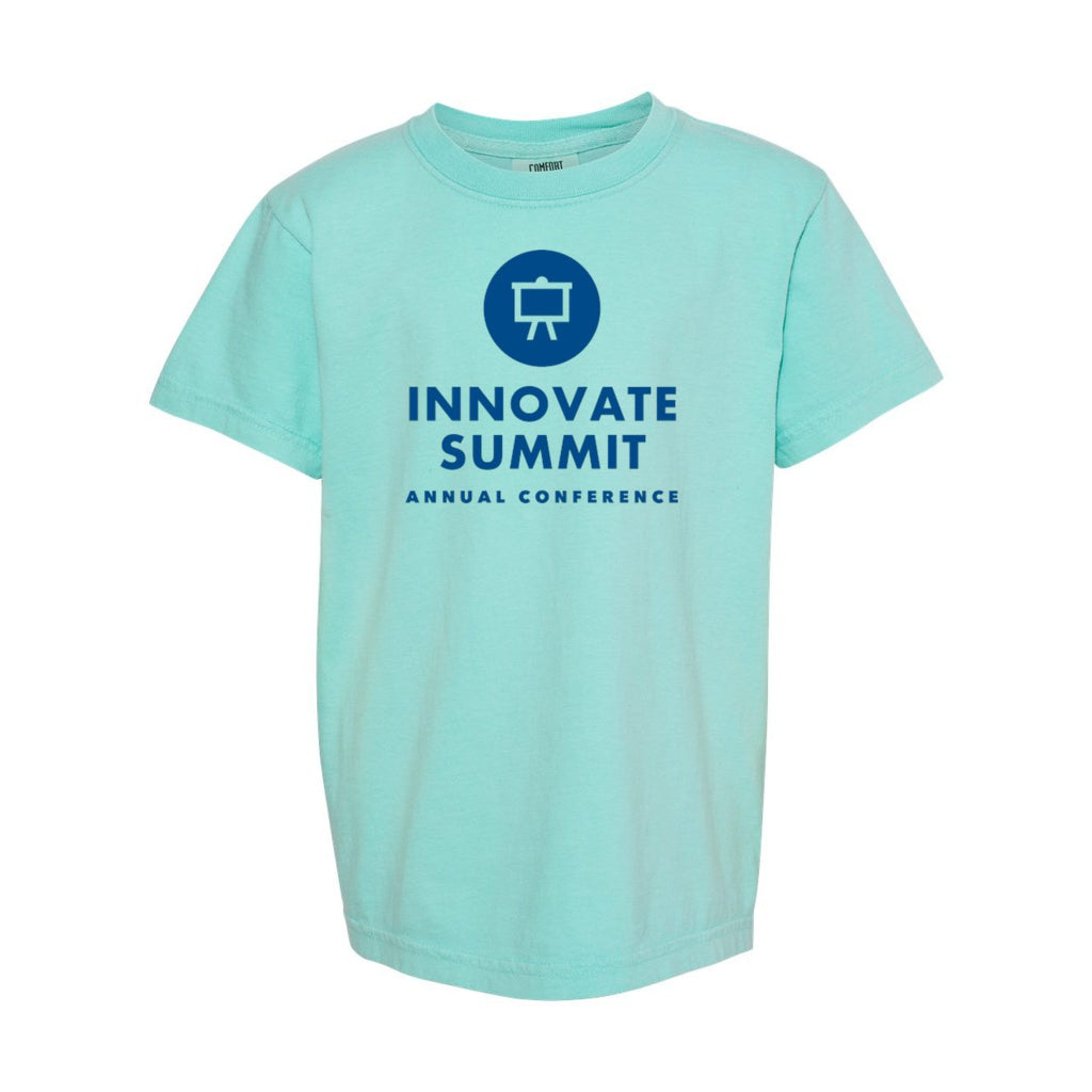 Comfort Colors Youth Garment-Dyed Heavyweight T-Shirt - Chalky Mint - Front