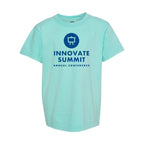 Comfort Colors Youth Garment-Dyed Heavyweight T-Shirt - Chalky Mint - Front