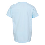 Comfort Colors Youth Garment-Dyed Heavyweight T-Shirt - Chambray - Back