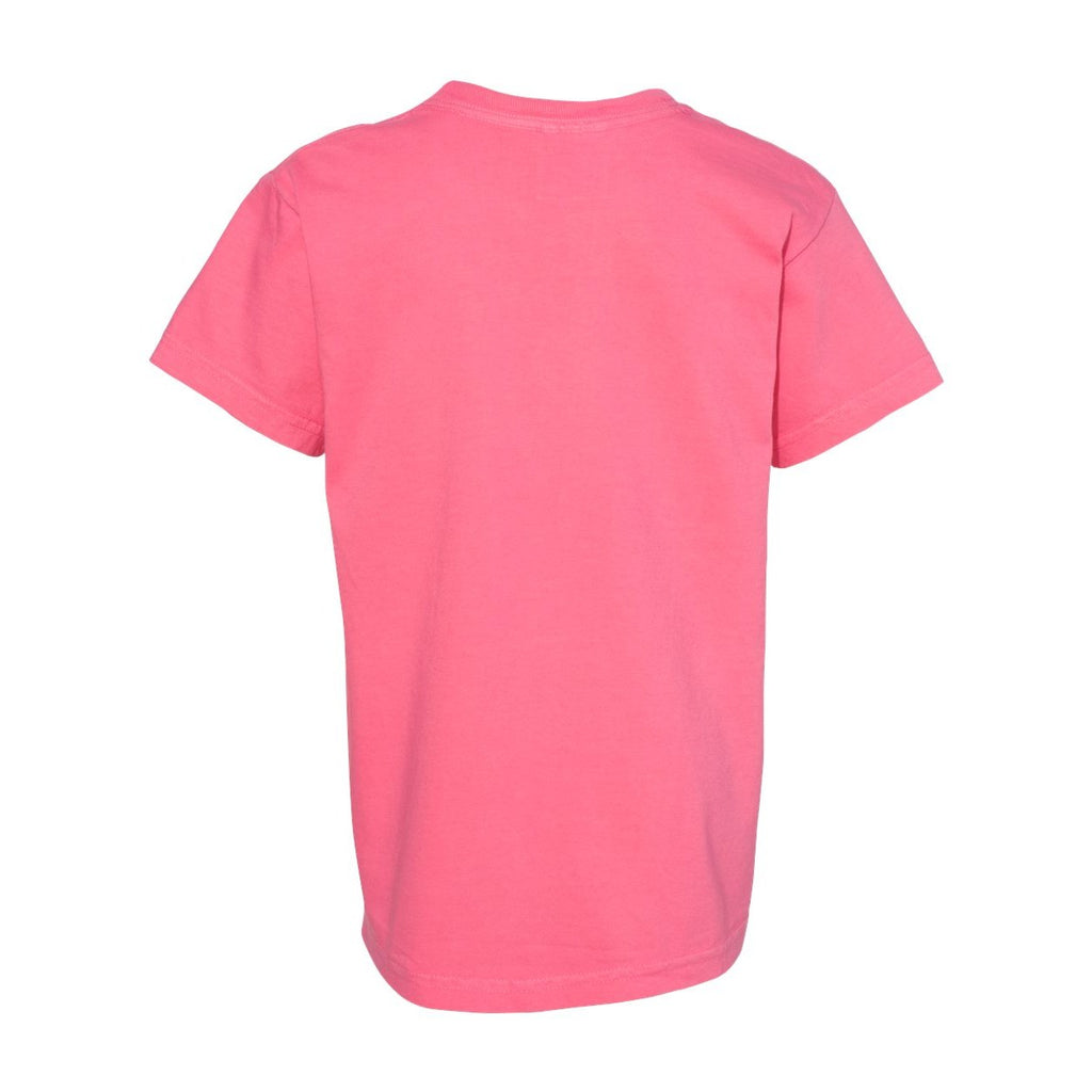 Comfort Colors Youth Garment-Dyed Heavyweight T-Shirt - Crunchberry - Back