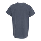 Comfort Colors Youth Garment-Dyed Heavyweight T-Shirt - Denim - Back