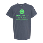 Comfort Colors Youth Garment-Dyed Heavyweight T-Shirt - Denim - Front