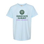 Comfort Colors Youth Garment-Dyed Heavyweight T-Shirt Full Color - Chambray - Front