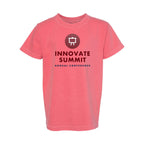 Comfort Colors Youth Garment-Dyed Heavyweight T-Shirt Full Color - Watermelon - Front
