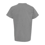 Comfort Colors Youth Garment-Dyed Heavyweight T-Shirt - Grey - Back