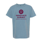Comfort Colors Youth Garment-Dyed Heavyweight T-Shirt - Ice Blue - Front