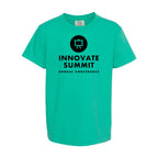 Comfort Colors Youth Garment-Dyed Heavyweight T-Shirt - Island Green - Front