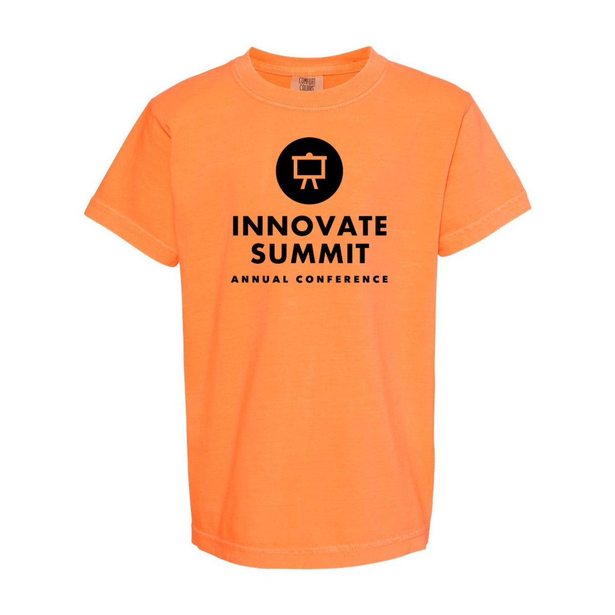 Comfort Colors Youth Garment-Dyed Heavyweight T-Shirt - Melon - Front