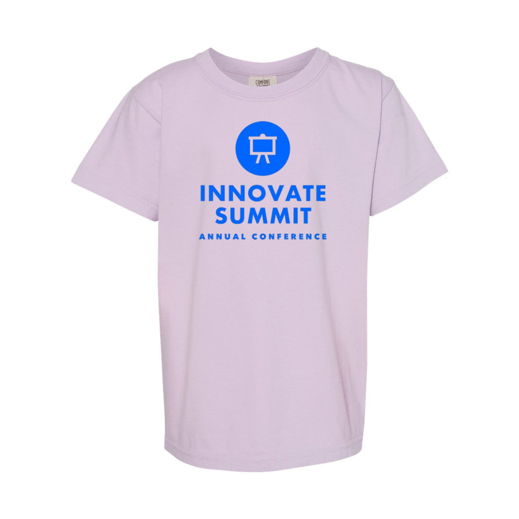 Comfort Colors Youth Garment-Dyed Heavyweight T-Shirt - Orchid - Front
