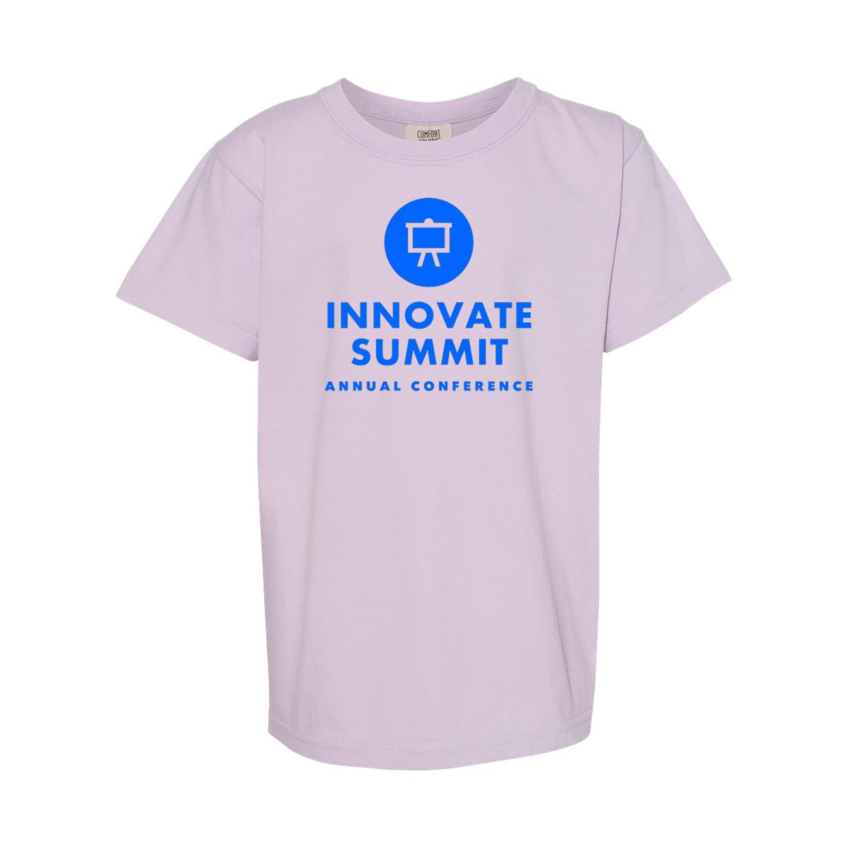 Comfort Colors Youth Garment-Dyed Heavyweight T-Shirt - Orchid - Front