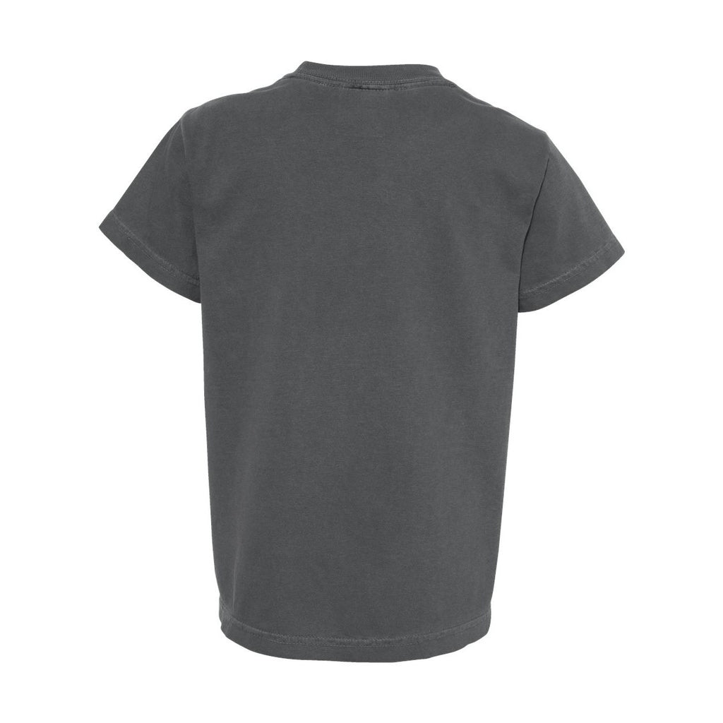Comfort Colors Youth Garment-Dyed Heavyweight T-Shirt - Pepper - Back