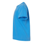 Comfort Colors Youth Garment-Dyed Heavyweight T-Shirt - Royal Caribe - Direct Side