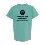 Comfort Colors Youth Garment-Dyed Heavyweight T-Shirt - Seafoam - Front
