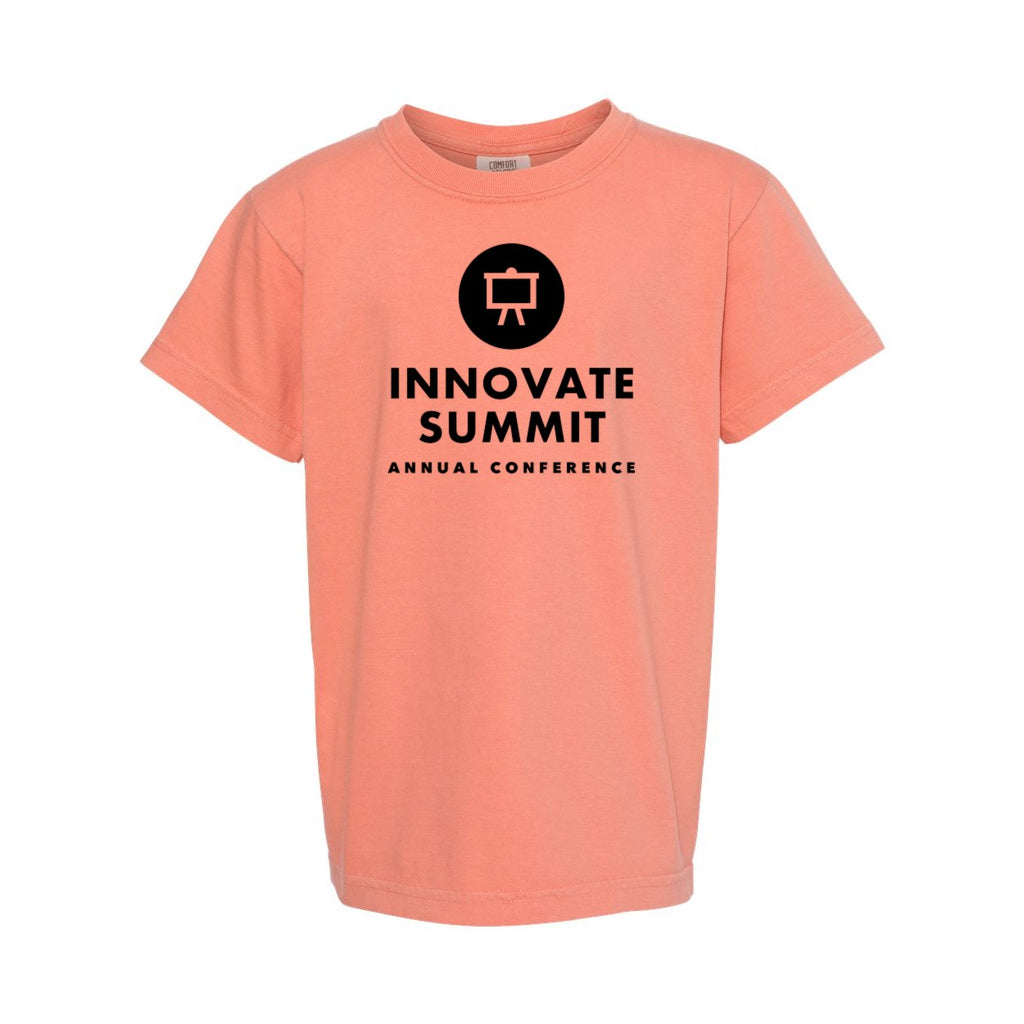 Comfort Colors Youth Garment-Dyed Heavyweight T-Shirt - Terracotta - Front