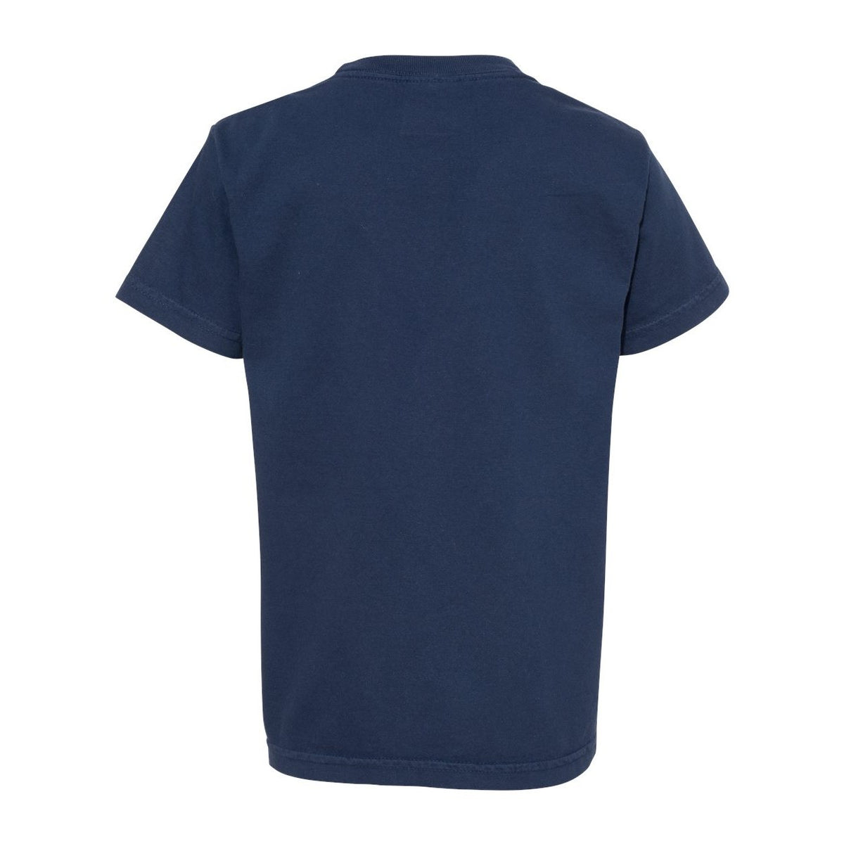 Comfort Colors Youth Garment-Dyed Heavyweight T-Shirt - True Navy - Back