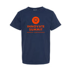 Comfort Colors Youth Garment-Dyed Heavyweight T-Shirt - True Navy - Front