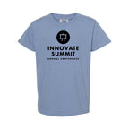 Comfort Colors Youth Garment-Dyed Heavyweight T-Shirt - Washed Denim - Front
