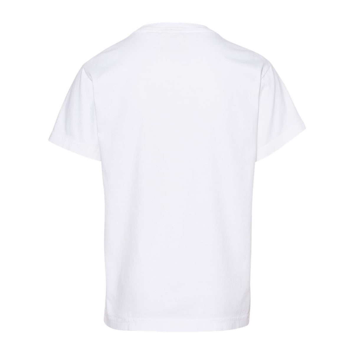 Comfort Colors Youth Garment-Dyed Heavyweight T-Shirt - White - Back