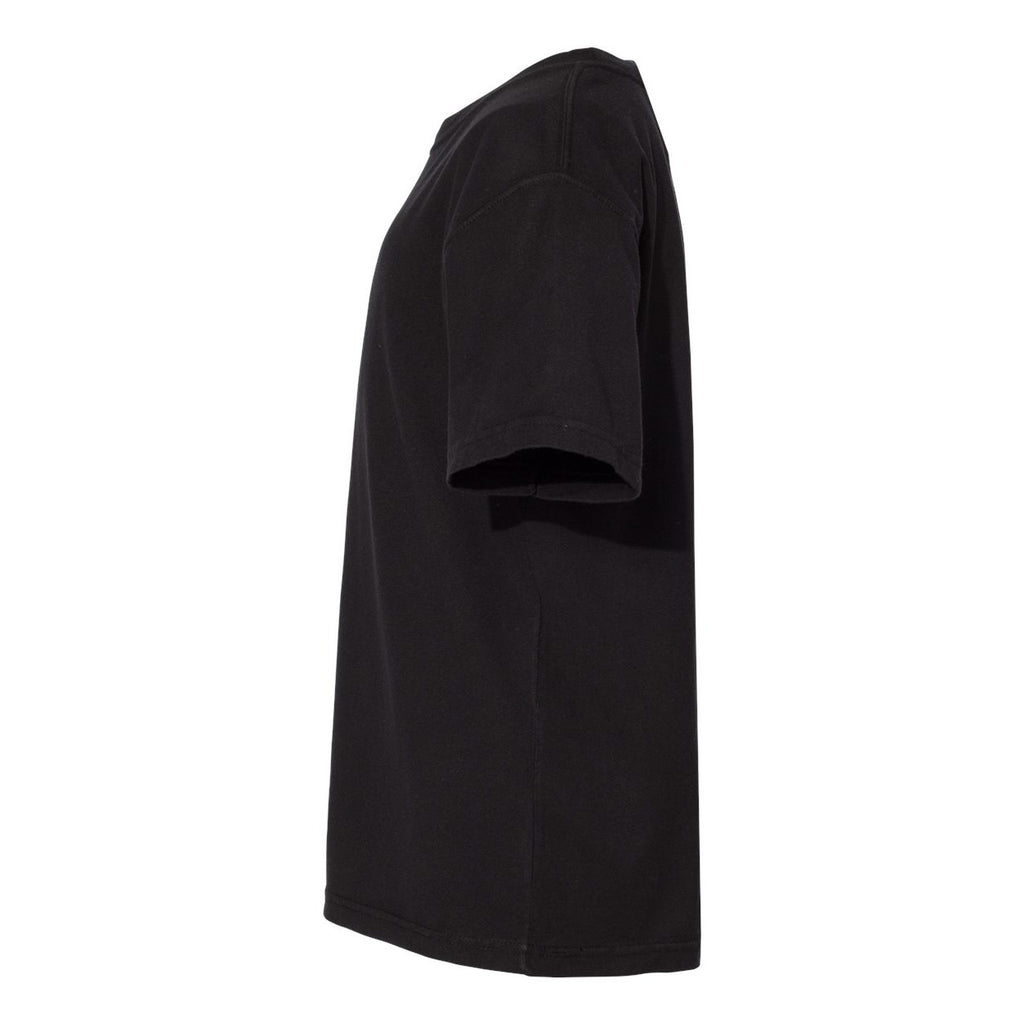 ComfortWash by Hanes Youth Garment-Dyed T-Shirt - Black - Direct Side