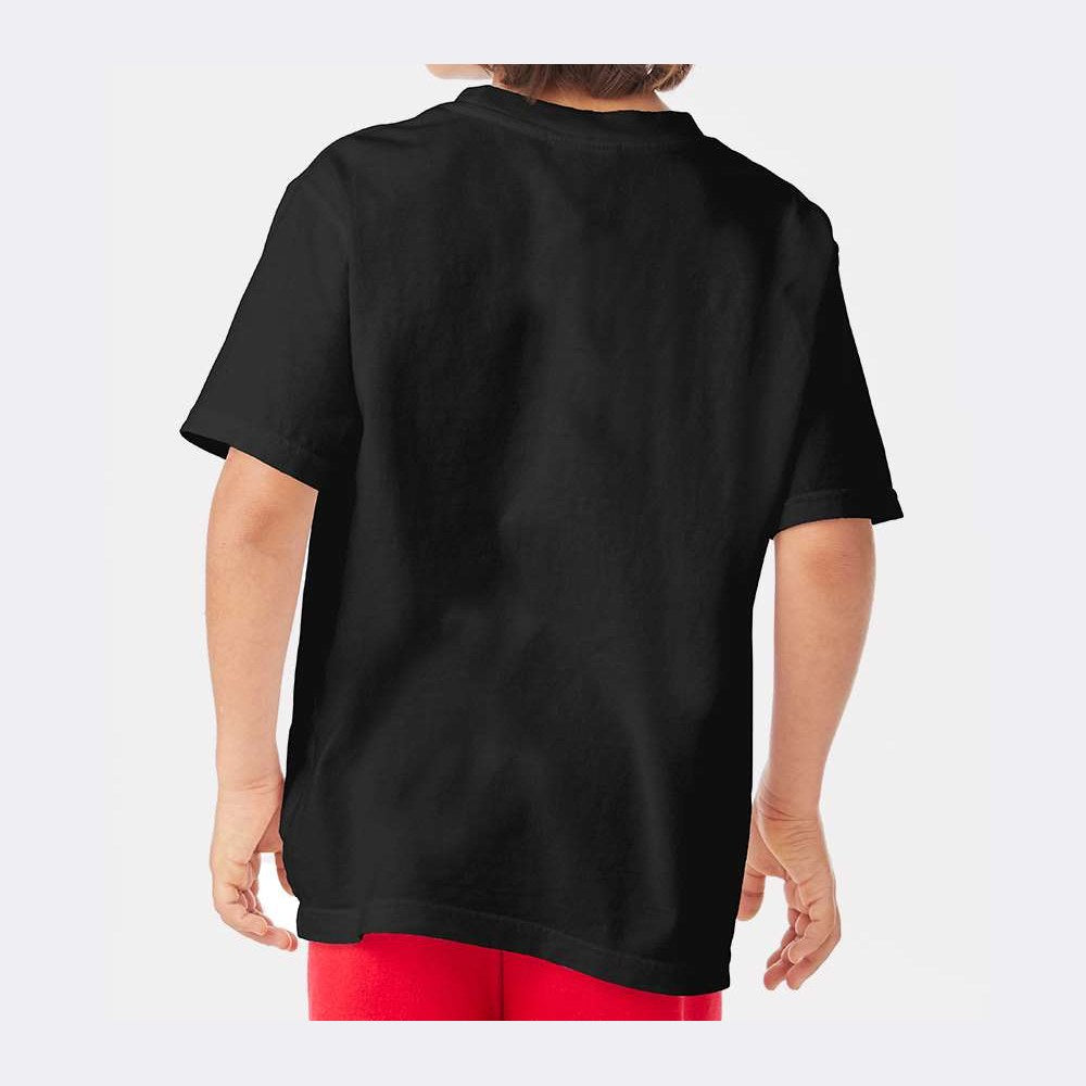 ComfortWash by Hanes Youth Garment-Dyed T-Shirt - Black - On Model Back