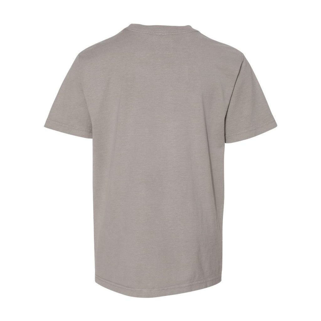 ComfortWash by Hanes Youth Garment-Dyed T-Shirt - Concrete Grey - Back