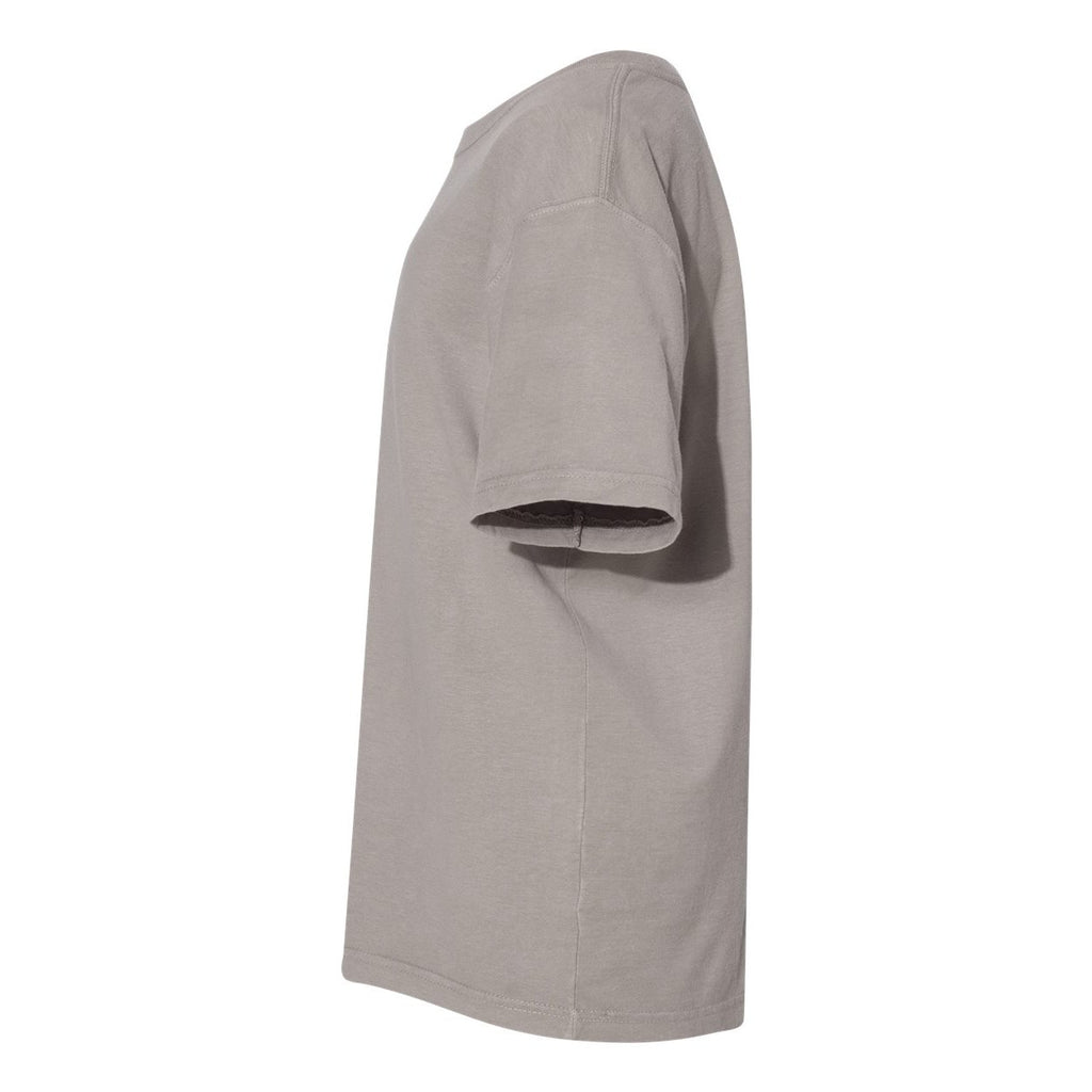 ComfortWash by Hanes Youth Garment-Dyed T-Shirt - Concrete Grey - Direct Side