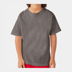 ComfortWash by Hanes Youth Garment-Dyed T-Shirt - Concrete Grey - On Model Front