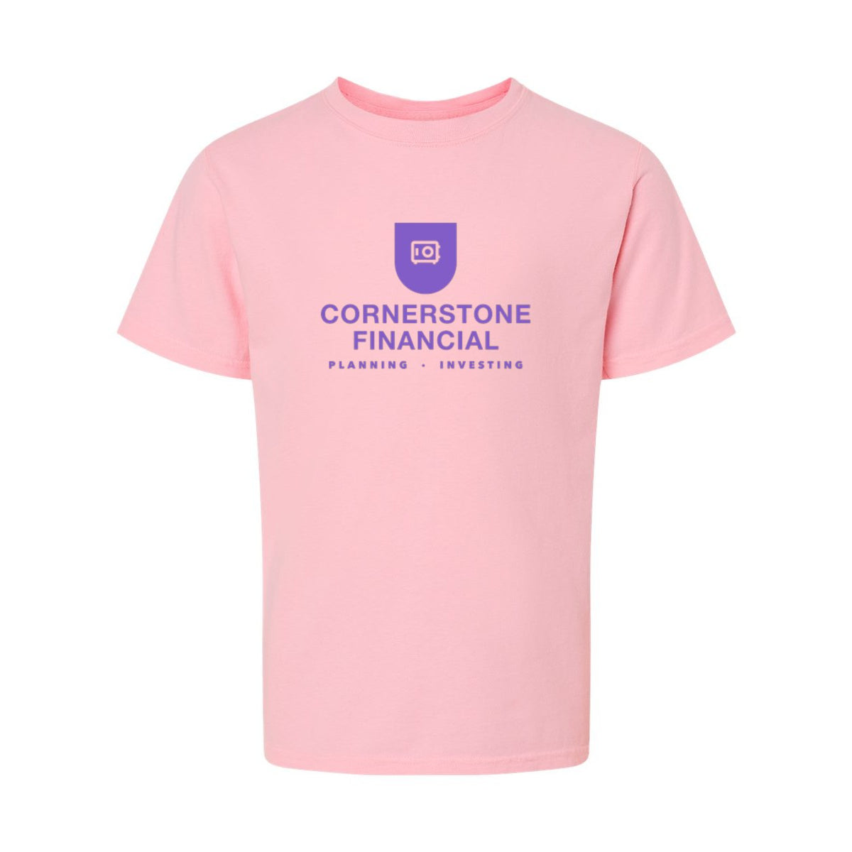 ComfortWash by Hanes Youth Garment-Dyed T-Shirt - Cotton Candy - Front