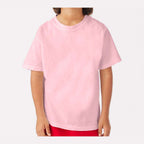 ComfortWash by Hanes Youth Garment-Dyed T-Shirt - Cotton Candy - On Model Front