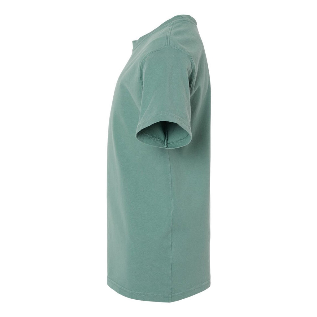 ComfortWash by Hanes Youth Garment-Dyed T-Shirt - Cypress Green - Direct Side