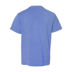 ComfortWash by Hanes Youth Garment-Dyed T-Shirt - Deep Forte Blue - Back