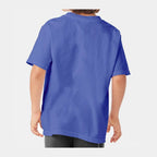 ComfortWash by Hanes Youth Garment-Dyed T-Shirt - Deep Forte Blue - On Model Back